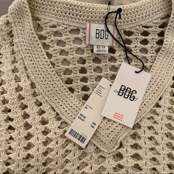 Urban Outfitters | Tops | Urban Outfitters Bdg Leigh Cropped Sweater Vest |  Poshmark